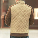 2017 new Brand winter warm Jacket for men Stitching coats casual mens thick coat male slim casual cotton padded down outerwear