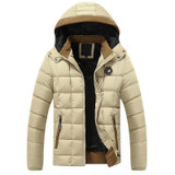 2017 New Brand Mens Winter Jackets and Coats Thicken Warm jacket Men Coat Hooded Cotton-Padded Male Clothing Hommer Parkas