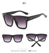 2017 New Brand Men Square Sunglasses Women Black Retro Glasses for Men Ladies Driving Party Glasses Lunettes De Soleil Gafas