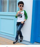 2017 New Brand Kids Jeans Boys Casual Winter Thicken Long Jeans Pants Baby Boy Jeans Warm Denim Trousers Boy Clothes Plus Velvet