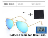 2017 New Brand hot rays sunglasses Polarized Men Large frame Anti-glare aviator aviation sunglasses driving women  3026 UV400