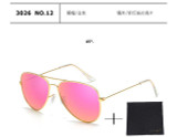 2017 New Brand hot rays sunglasses Polarized Men Large frame Anti-glare aviator aviation sunglasses driving women  3026 UV400