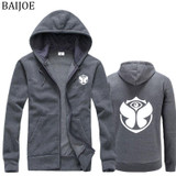 2017 New Brand Hoodies Men Tomorrowland Rock Sportswear Man Hoody Zipper Casual Long-sleeved Sweatshirt Slim Fit Men Hoodies