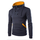 2017 NEW Brand Clothing Winter Casual Hoodies Mens Cotton Fashion Men's Warm Hoodies Sweatshirts Slim Hoody Jacket M-2XL BW1809