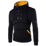 2017 NEW Brand Clothing Winter Casual Hoodies Mens Cotton Fashion Men's Warm Hoodies Sweatshirts Slim Hoody Jacket M-2XL BW1809