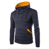 2017 NEW Brand Clothing Winter Casual Hoodies Mens Cotton Fashion Men's Warm Hoodies Sweatshirts Slim Hoody Jacket M-2XL BW1809