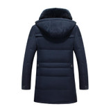 2017 new brand clothing jackets thick keep warm men is down jacket high quality fur collar hooded down jacket winter coat Male