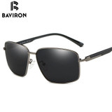 BAVIRON 2017 New Square Sunglasses Men Polarized Sun Glasses Male UV400 Driving Glasses Metal Frame Cool Eyewear Oculos 17060