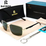 BAVIRON 2017 New Square Sunglasses Men Polarized Sun Glasses Male UV400 Driving Glasses Metal Frame Cool Eyewear Oculos 17060