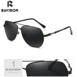 BAVIRON 2017 New Design Men Sunglasses Classic Driving Glasses Nice Polarized Man Sun Glasses Aluminum Frame UV400 Eyewear 17006