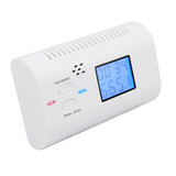 Battery-Operated CO Carbon Monoxide Detector Alarm Sensor Smart Digital Human Voice Warning LCD Display Gas Detector Sensor