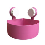 Bathroom Shower Shelf Storage Plastic Suction Cup Bathroom Kitchen Corner Storage Rack Organizer Shower Shelf 2JY26
