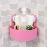 Bathroom Shower Shelf Storage Plastic Suction Cup Bathroom Kitchen Corner Storage Rack Organizer Shower Shelf 2JY26