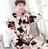 Bath Robe Male Flannel Nightgowns Spa Warm Bathrobe Men Soft Robe Man Long Sleeve Kimono Homewear Robes