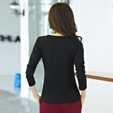 Basic T Shirt Women Long Sleeve Womens Tops 2018 Spring Autumn Tee Shirt Women Korean Style T-Shirt Cotton New Plus Size Tshirt