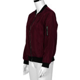 Baseball Jacket SIF Unpadded Satin Embroidery Bomber Jacket Women Red Souvenir Jacket Coat Casual Baseball Jacket Sukajan 2017