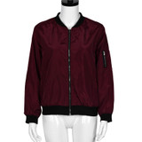 Baseball Jacket SIF Unpadded Satin Embroidery Bomber Jacket Women Red Souvenir Jacket Coat Casual Baseball Jacket Sukajan 2017