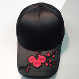 Baseball Cap Women Men Couple Applique Floral Baseball Cap Unisex Snapbacks fashion Flat Hat Gorras Mujer Chapeau Femme#5