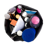 Barrel Shaped Travel Cosmetic Bag Nylon High Capacity Drawstring Elegant Drum Wash Bags Makeup Organizer Storage Bag THZB902