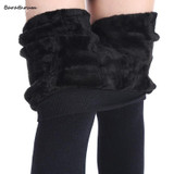 Barathrum Autumn Winter Fashion Women's Plus Cashmere Tights High Quality Knitted Velvet Tights Elastic Slim Warm Thick Tights
