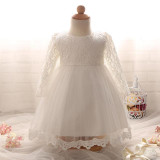 Baptism Party Girls wedding Dress for Flower Girl infant tutu dresses Newborn 1 year birthday Princess Dress Baby Girl clothes Baptism Party Girls wedding Dress for Flower Girl infant tutu dresses Newborn 1 year birthday Princess Dress Baby Girl clothes