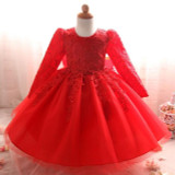 Baptism Party Girls wedding Dress for Flower Girl infant tutu dresses Newborn 1 year birthday Princess Dress Baby Girl clothes Baptism Party Girls wedding Dress for Flower Girl infant tutu dresses Newborn 1 year birthday Princess Dress Baby Girl clothes