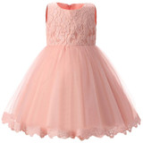 Baptism Party girls Wedding Tutu Dress Baby Girl Newborn 1 2 year Birthday Princess Dresses infant Girl Dress kids Clothes