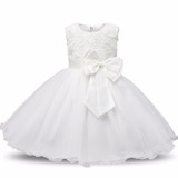 Baptism Newborn Girl Dress Summer 2017 Princess Kids Clothes Wedding Party Costume for Children 1 Years Girls Birthday Dresses