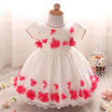 Baptism Baby Girl dress wedding 1 year Birthday Summer baby Newborn Girls kids dresses Princess tutu infant Dress Girl Clothes