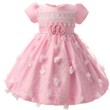 Baptism Baby Girl dress wedding 1 year Birthday Summer baby Newborn Girls kids dresses Princess tutu infant Dress Girl Clothes