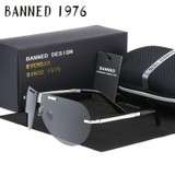 BANNED Hot Sunglasses Man 2017 Folding Fashion Polarized Driving fashion Sun Glasses for Men women  Brand Designer Sunglasses