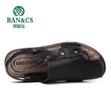BANGCHUSHI Summer Men Sandals Leather Fashion Mens Casual Shoes Slippers Breathable Brand Beach Sandals For Men 15108