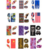Bandana Fabric Seamless Microfiber Mask Camo Magic hijab Scarf Bandana kerchief Motorcycle Bandana Headwear Headband babushka107