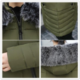 Parkas Women Coats 2017 Fashion Autumn Warm Winter Jackets Women Fur Collar Long Parka Plus Size Hoodies Casual Cotton Outwear