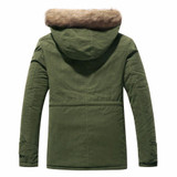 Parka Men Winter Jacket 2017 Thicken Fur Hooded Coat Warm Outwear Homme Brand Clothing Casual Cotton-Padded Overcoat Windproof