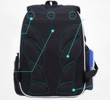 Orthopedic Waterproof Boys Girls School Bags Children Backpack Kids Teenagers Mochila Book Bag Satchel PU Leather School Bag