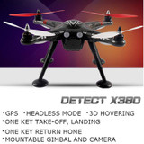 Original XK Detect X380 Drone Dron 2.4GHz GPS Headless Mode RC Quadcopter RTF Professional Drones Standard Version RC Helicopter