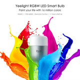 Original Xiaomi Yeelight Blue II RGBW E27 Smart LED Bulb Mi Light Mijia APP WiFi Remote Group Control 9W 600 Lumens 220V 50Hz