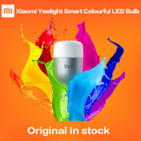 Original Xiaomi Yeelight Smart Colourful LED Bulb Wifi Remote Control Adjustable Brightness Eyecare  Light Smart Bulb Mi Light