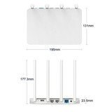 Original Xiaomi WIFI Router 3 English Version 1167Mbps WiFi Repeater 2.4G/5GHz 128MB Dual Band APP Control WiFi Wireless Routers