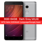 Original Xiaomi Redmi Note 4 Pro Prime 3GB RAM 64GB ROM cellphone MTK Helio X20 Deca Core 5.5" FHD 4100mAh Mi Note 4 Fingerprint