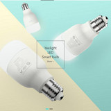 Original Xiaomi Mi Yeelight LED Bulb Smart App Wifi Remote Control Adjustable Brightness Eyecare Bulb White Color White Mi Light