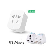 Original Xiaomi Mi Smart WiFi Socket Plug ZigBee Version Remote Control Accept EU US AU Plug Adaptor Using by Xiaomi Home APP