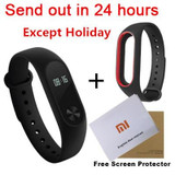Original Xiaomi Mi Band 2 Smart Wristband Fitness Bracelet OLED Touchpad Mi Band 2 Heart Rate Monitor Mi Band 2 Xiao mi in Stock