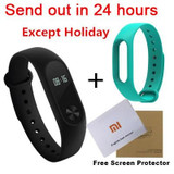 Original Xiaomi Mi Band 2 Smart Wristband Fitness Bracelet OLED Touchpad Mi Band 2 Heart Rate Monitor Mi Band 2 Xiao mi in Stock