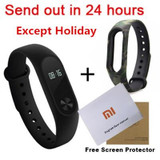Original Xiaomi Mi Band 2 Smart Wristband Fitness Bracelet OLED Touchpad Mi Band 2 Heart Rate Monitor Mi Band 2 Xiao mi in Stock
