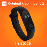 Original xiaomi mi band 2 Smart Bracelet Wristband Tracker Fitness Mi band OLED Touchpad Sleep Monitor Heart Rate in stock