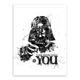 Original Watercolor Star War Vintage Movie A4 Poster Print Darth Vader Picture Home Wall Art Decoration Canvas Painting No Frame