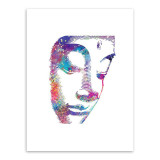 Original Watercolor Buddha Portrait Zen A4 Large Art Prints Poster Abstract Wall Pictures Canvas Painting Living Room Home Decor