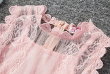 Pink Kids Baby Girls Party Dresses Lace Princess Dress For Baptism Wedding Children Clothing Girl Tulle Tutu Dress 2-6 Years